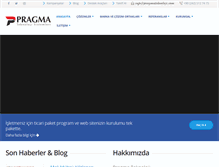 Tablet Screenshot of pragmateknoloji.com